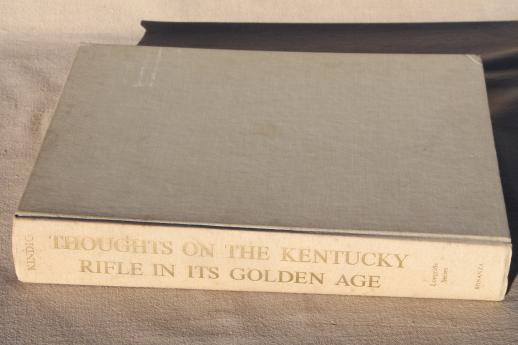 photo of vintage Kentucky Rifle books, black powder long rifles mountain man rendezvous #2