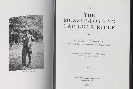 photo of vintage Kentucky Rifle books, black powder long rifles mountain man rendezvous #8