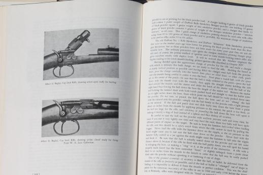 photo of vintage Kentucky Rifle books, black powder long rifles mountain man rendezvous #9