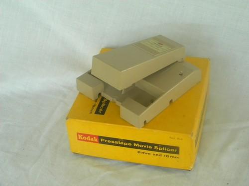 photo of vintage Kodak No 64 Presstape movie splicer for 8mm and 16mm film #1