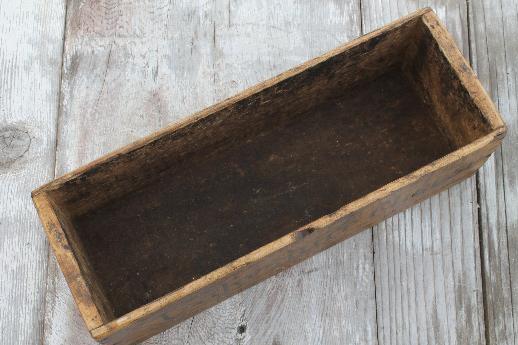 photo of vintage Lakeshire cheese box, antique primitive wooden box w/ Wisconsin cheese advertising #4