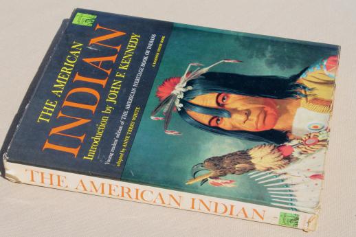 photo of vintage Landmark Giant book, The American Indian, American Heritage history #2