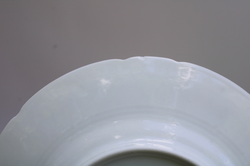 photo of vintage Limoges France china tiny bread & butter plates pink floral Theodore Haviland  #6