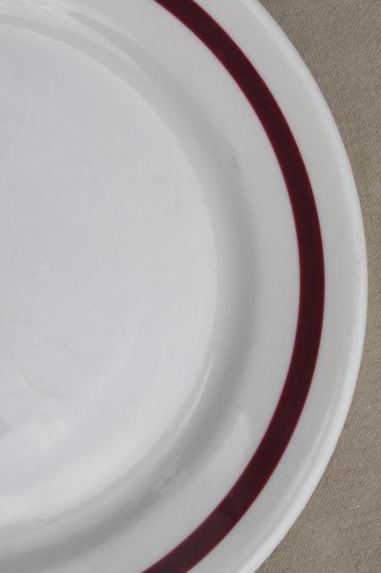 photo of vintage Madison Club restaurant china plates w/ Wisconsin badger arms #5