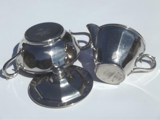 photo of vintage Manning-Bowman chrome coffee set, electric coffee pot samovar #3