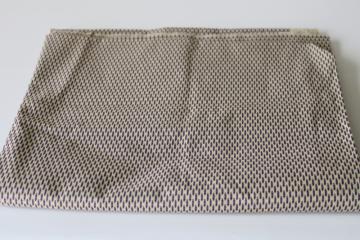 catalog photo of vintage Marcus Bros cotton fabric, quilting weight tiny print purple & brown on tan 