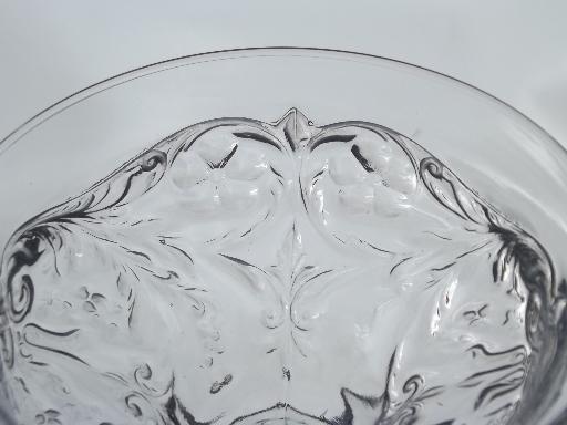 photo of vintage McKee rock crystal depression glass ice cream dishes set of 6 #7