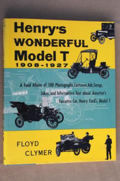 catalog photo of vintage Model T history, photos, old auto ads - Henry's Wonderful Model T