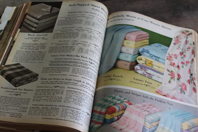 photo of vintage Montgomery Ward catalog, Fall Winter 1963 big book, collectors reference 60s retro #8