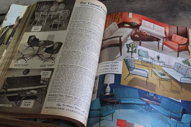 photo of vintage Montgomery Ward catalog, Fall Winter 1963 big book, collectors reference 60s retro #10