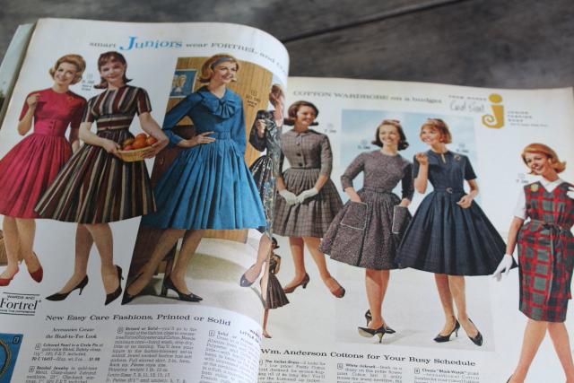 photo of vintage Montgomery Ward catalog, Fall Winter 1963 big book, collectors reference 60s retro #13