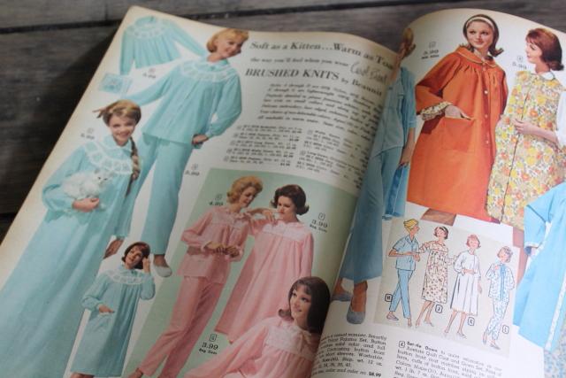 photo of vintage Montgomery Ward catalog, Fall Winter 1963 big book, collectors reference 60s retro #14