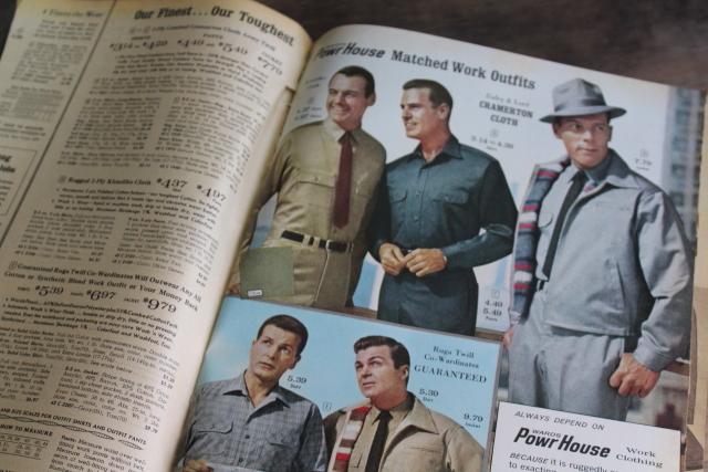 photo of vintage Montgomery Ward catalog, Fall Winter 1963 big book, collectors reference 60s retro #15