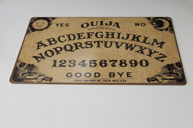 photo of vintage Ouija board (no date, board only no planchette or game box) #4