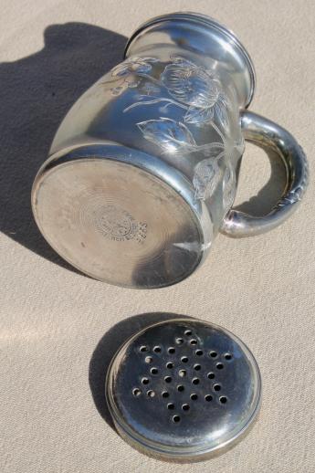 photo of vintage Pairpoint silver plate shaker, sugar caster or pounce pot sander? #6
