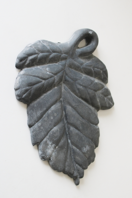 photo of vintage Paul Reed Magic Leaf tarnish remover silver cleaner, metal leaf shape gadget to clean silverware  #1