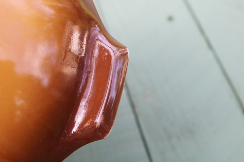 photo of vintage Pyrex Old Orchard fruit print & brown ombre Cinderella bowls 441 and 442  #9
