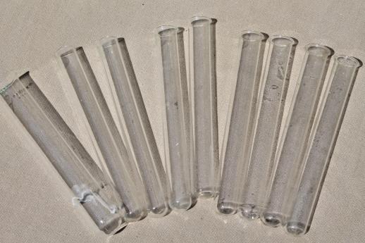 photo of vintage Pyrex lab glass lot - chemistry laboratory flasks, beakers, test tubes #9