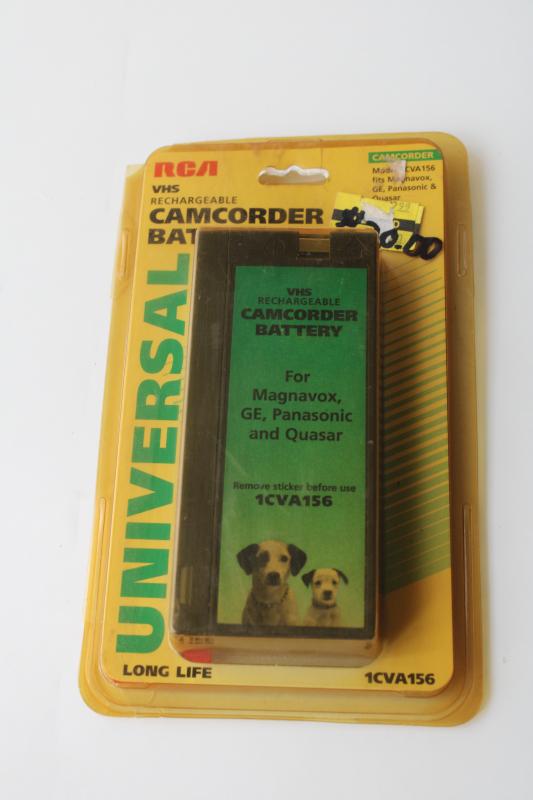 photo of vintage RCA universal VHS camcorder camera battery sealed 1CVA156 rechargable #1
