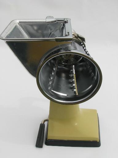 photo of vintage Rival Shred-O-Mat hand crank salad master slicer/shredder/grater #2