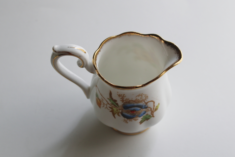 photo of vintage Royal Albert Evesham floral pattern cream pitcher, small creamer  #2