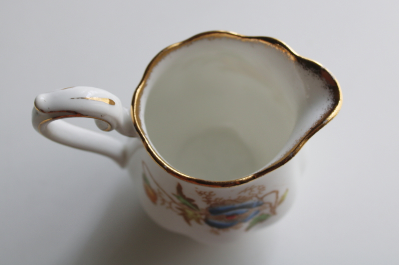 photo of vintage Royal Albert Evesham floral pattern cream pitcher, small creamer  #3