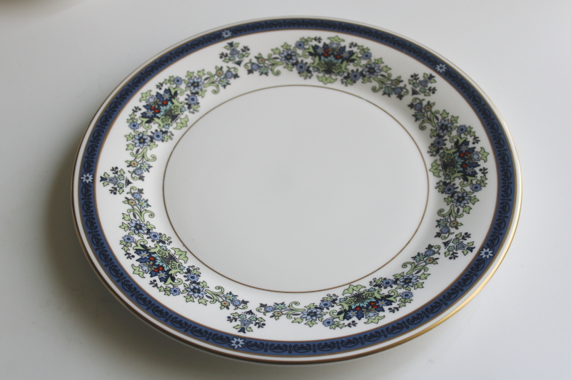 photo of vintage Royal Doulton china dinner plate, Venetia pattern  #1