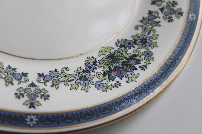 photo of vintage Royal Doulton china dinner plate, Venetia pattern  #2