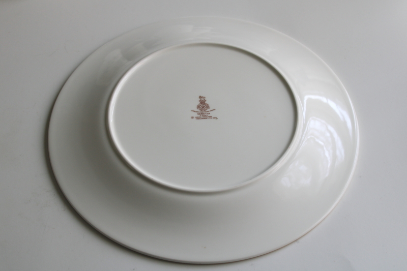 photo of vintage Royal Doulton china dinner plate, Venetia pattern  #4