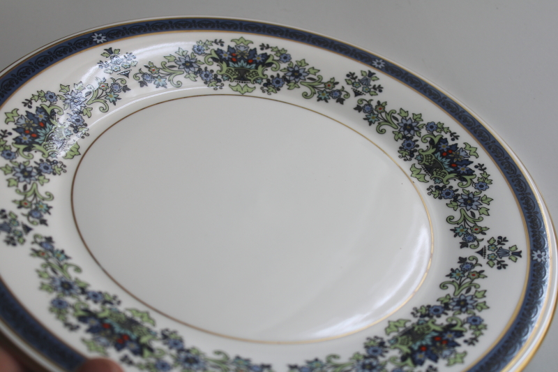 photo of vintage Royal Doulton china dinner plate, Venetia pattern  #6