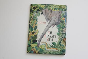 vintage Rudyard Kipling Elephantâ€™s Child, Feodor Rojankovsky illustrations