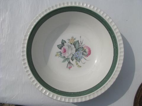 photo of vintage Salem Antoinette floral pattern china, set for six #5