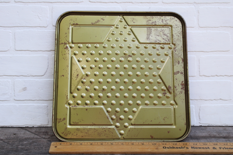 photo of vintage San Loo Chinese Checkers litho print tin metal game board  #4