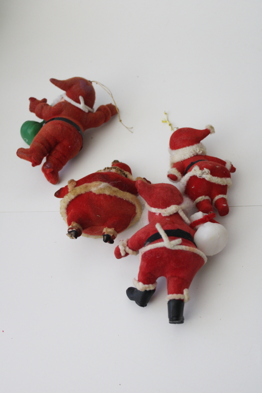 photo of vintage Santas lot, Santa Claus Christmas ornaments & holiday decorations most Japan #5