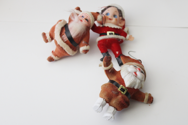 photo of vintage Santas lot, Santa Claus Christmas ornaments & holiday decorations most Japan #9