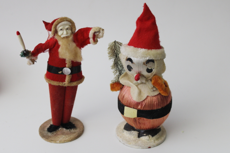 photo of vintage Santas lot, Santa Claus Christmas ornaments & holiday decorations most Japan #13