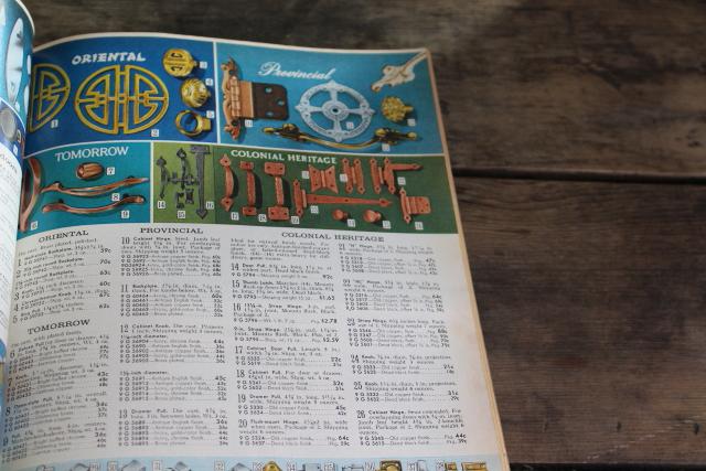 photo of vintage Sears catalog, Fall Winter 1963 big book, collectors reference 60s retro #6