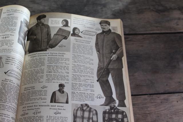 photo of vintage Sears catalog, Fall Winter 1963 big book, collectors reference 60s retro #8