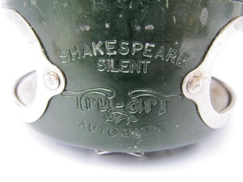 photo of vintage Shakespeare 1837 silent Tru-Art automatic fly fishing reel #5