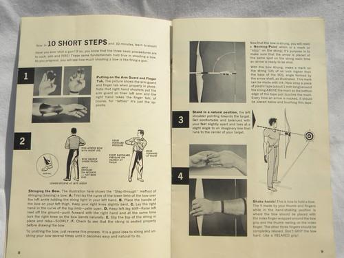 photo of vintage Shakespeare ABCs of Archery illustrated how-to booklet #2