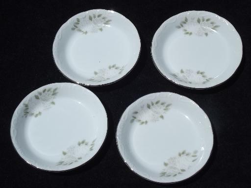 photo of vintage Sheffield Fine China - Japan, classic floral coasters set of 4 #1