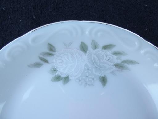 photo of vintage Sheffield Fine China - Japan, classic floral coasters set of 4 #4