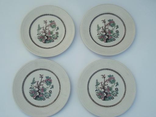 photo of vintage Shenango Stafforshire India Tree china  plates, Indian Tree pattern #1