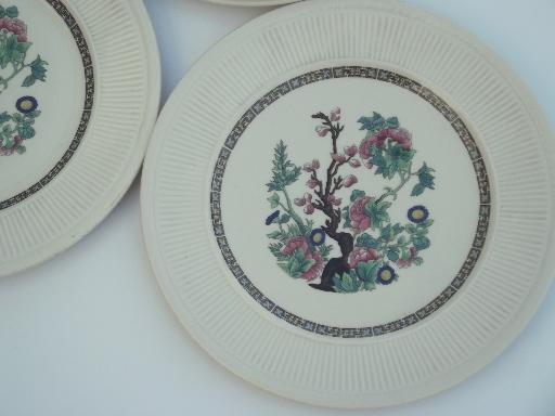 photo of vintage Shenango Stafforshire India Tree china  plates, Indian Tree pattern #3