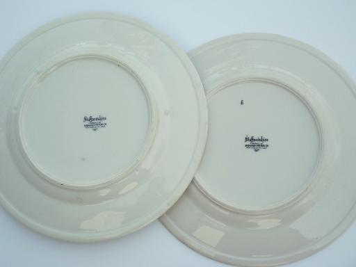 photo of vintage Shenango Stafforshire India Tree china  plates, Indian Tree pattern #4