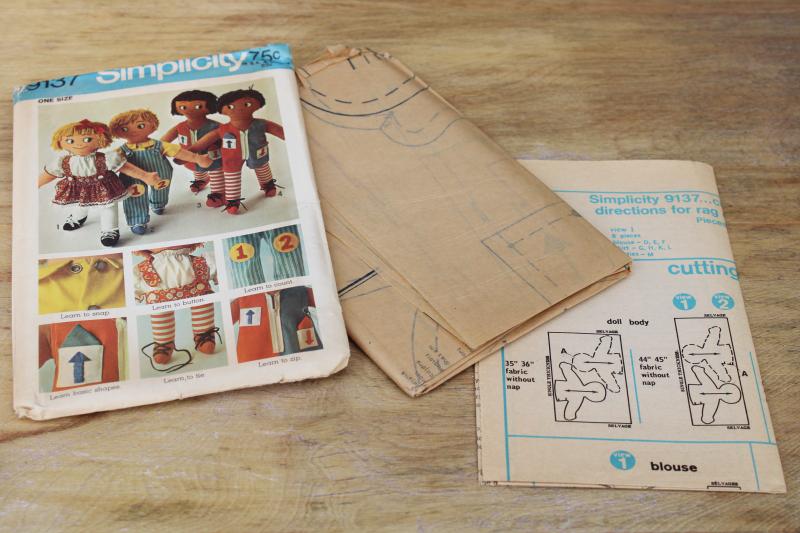 photo of vintage Simplicity sewing pattern uncut dress me teaching doll, manipulative learning play #4