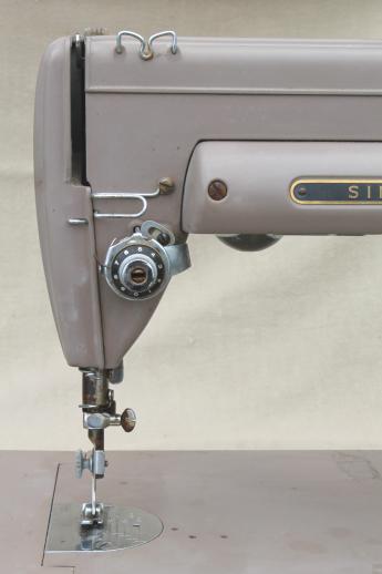 photo of vintage Singer 301A sewing machine for parts, Singer slant needle sewing machine #8