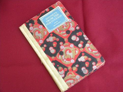 photo of vintage Sonnets from the Portuguese Elizabeth Browning w/art binding #1