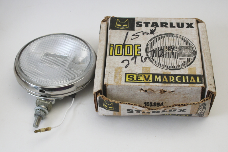 photo of vintage Starlux SEV Marchal France driving light 710 322 new old stock automotive parts  #1