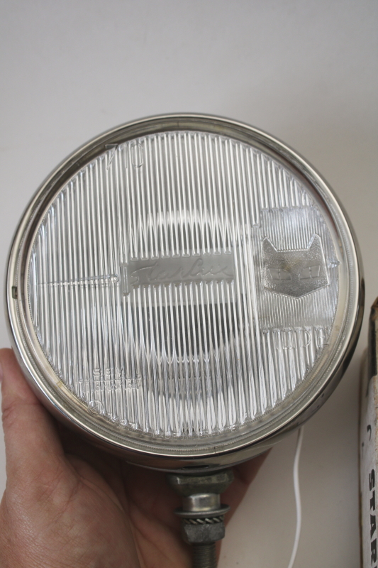 photo of vintage Starlux SEV Marchal France driving light 710 322 new old stock automotive parts  #2